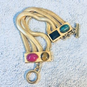 Trina Turk Gold Toggle Clasp Bracelet